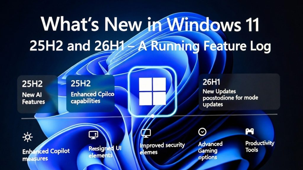 Windows 11 25H2 and 26H1