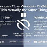 Windows 12 vs Windows 11 26H1